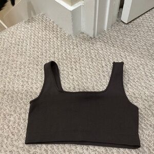 Set active ribbed bra top